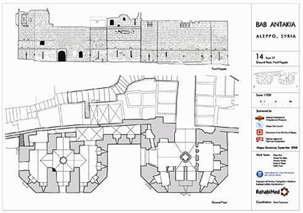 Aleppo Ground Plan Bab Antakia